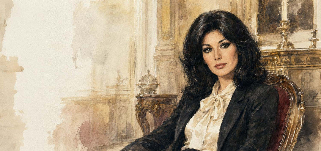 Watercolor Portrait of Edwige Fenech