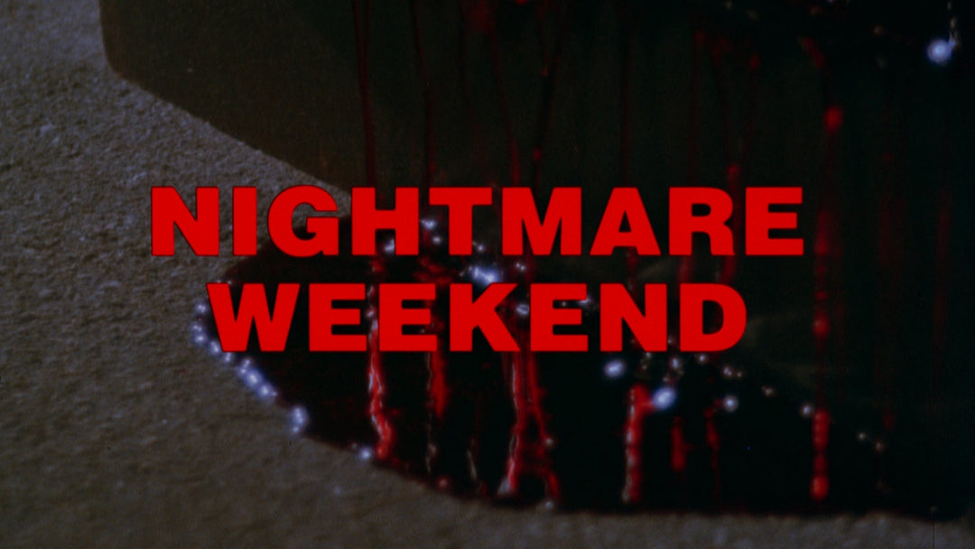 Nightmare Weekend standard edition Blu-ray cover