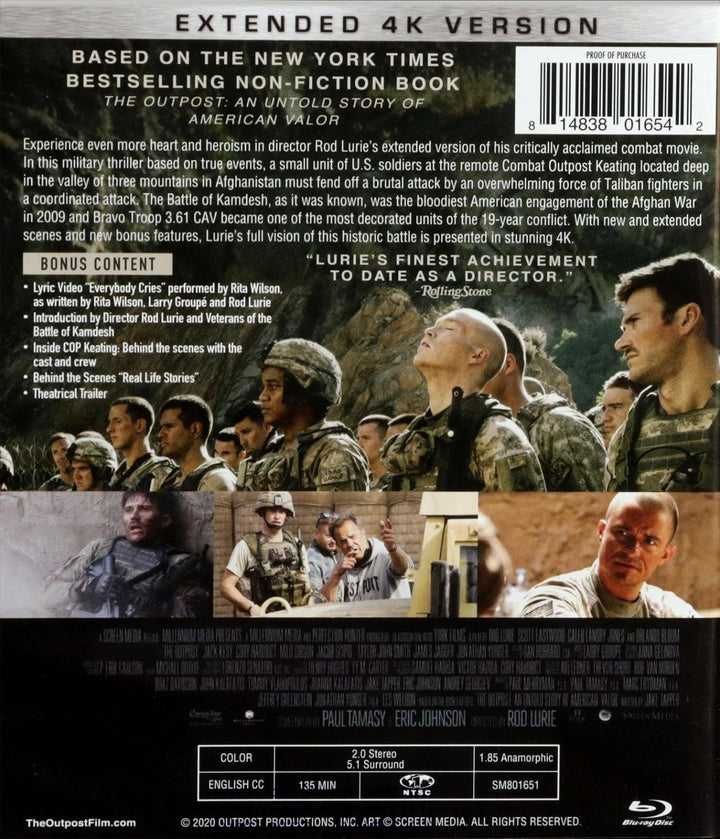 The Outpost 4K Ultra HD + Blu-Ray (Extended Director's Cut)