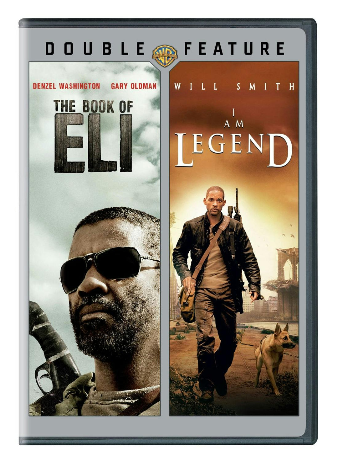 The Book of Eli / I Am Legend — Warner DVD double feature, UPC 883929268740