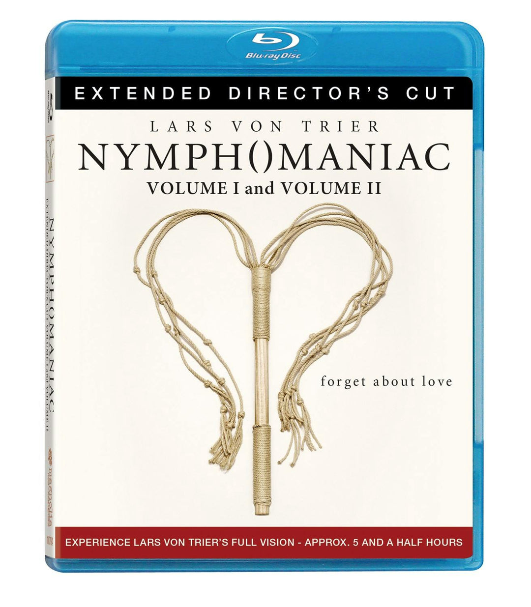 Nymphomaniac Volume I and Volume II Extended Director's Cut Magnolia Blu-ray case