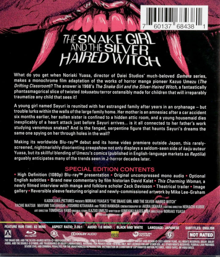 The Snake Girl and the Silver-Haired Witch (Blu-ray, 1968)