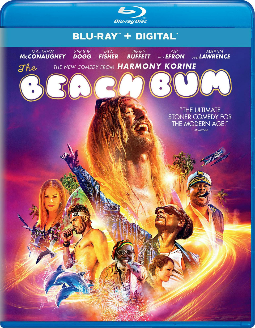 The Beach Bum — Universal Pictures Blu-ray case