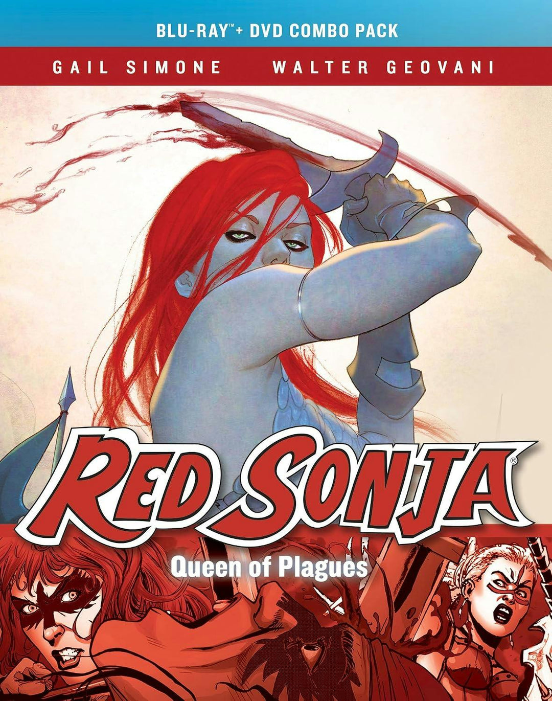 Red Sonja: Queen of Plagues Shout! Factory Blu-ray official cover