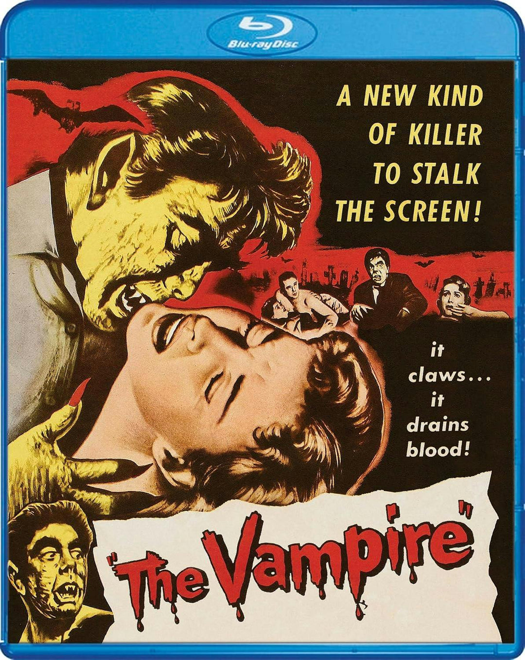 The Vampire (1957) — Scream Factory Blu-ray official cover, UPC 826663174595