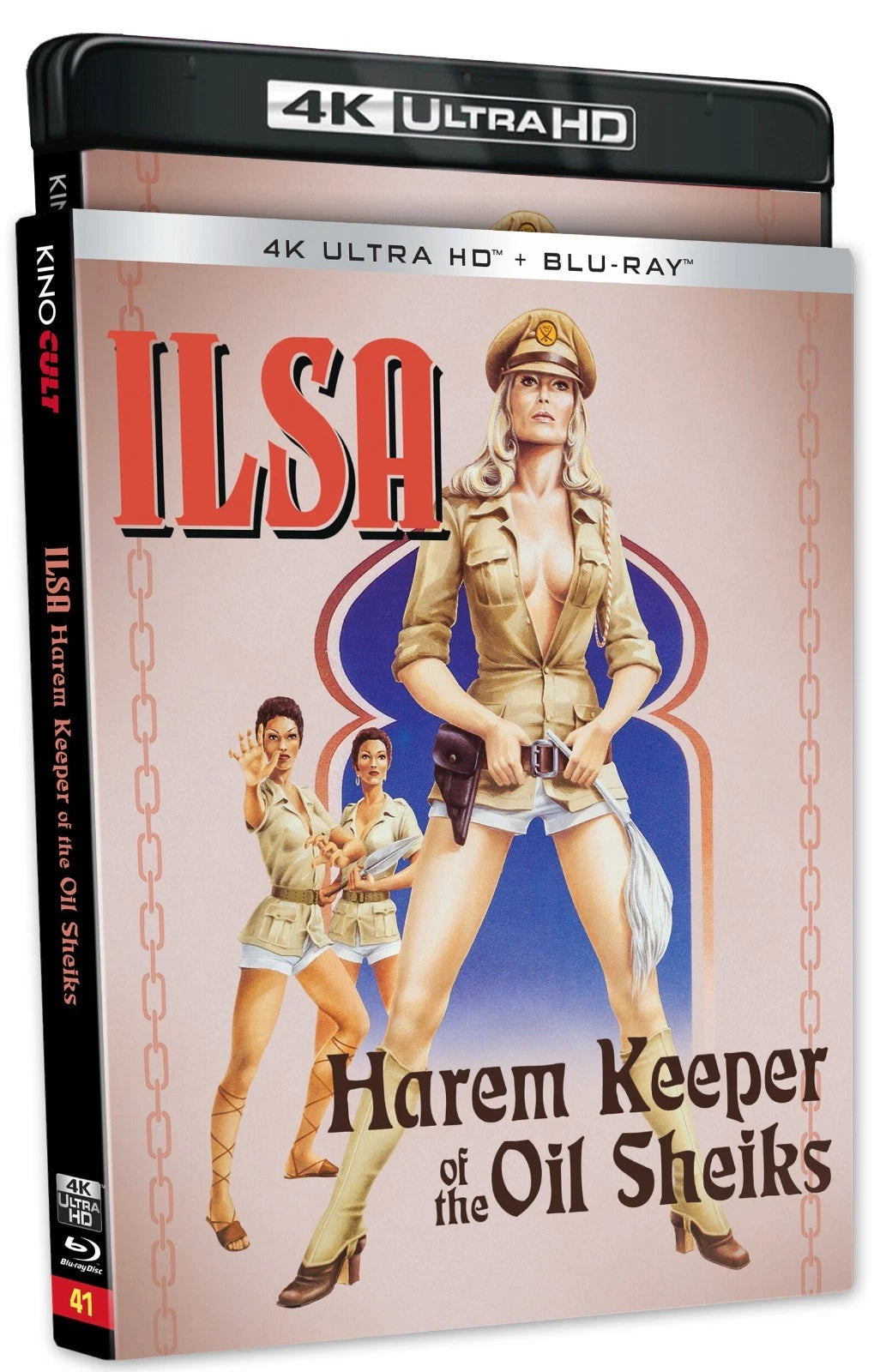 Ilsa: Harem Keeper of the Oil Sheiks (1976) (4K Ultra HD + Blu-ray) w/slip, NEW!