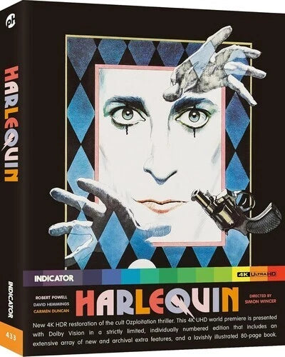 Harlequin (aka Dark Forces) (4K/Blu-ray, 2025) NEW Robert Powell David Hemmings