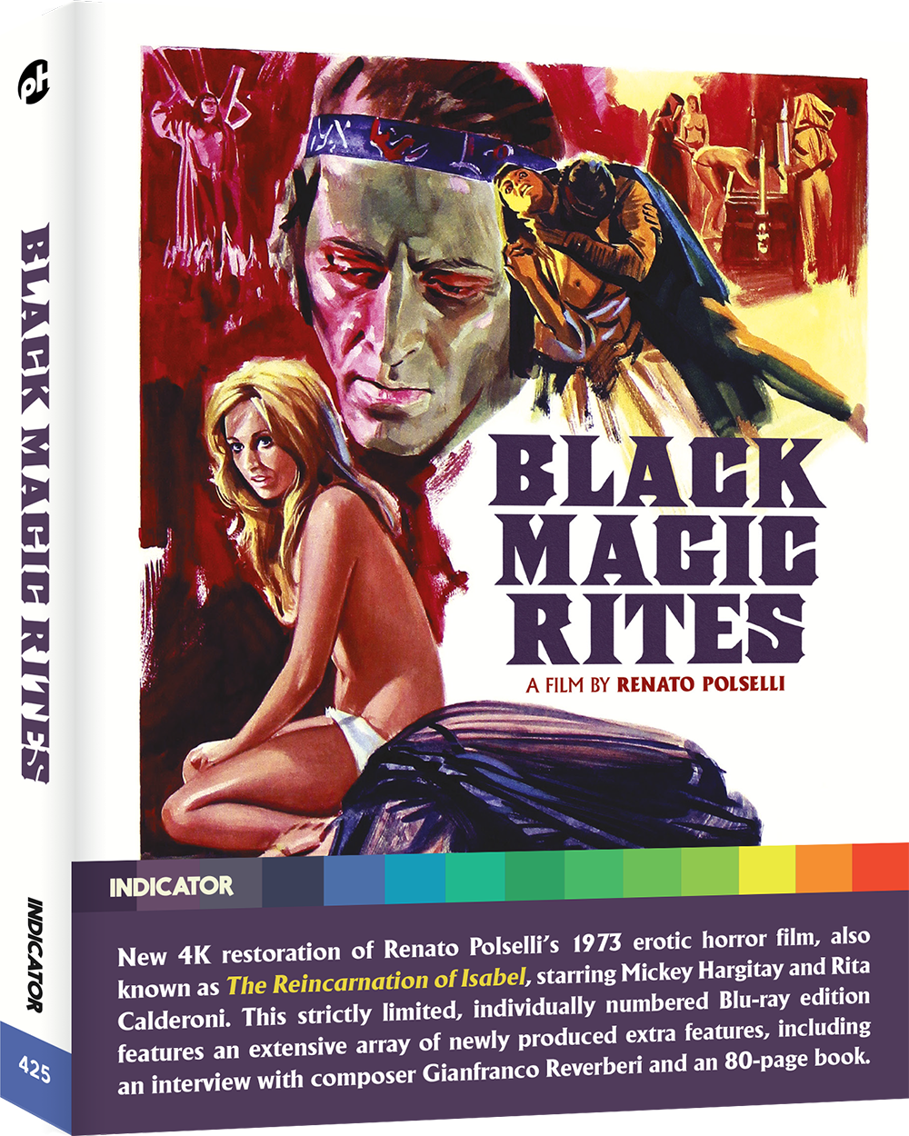 Black Magic Rites (Aka the Reincarnation of Isabel) (Blu-ray, 1973) — official exact-edition product photograph