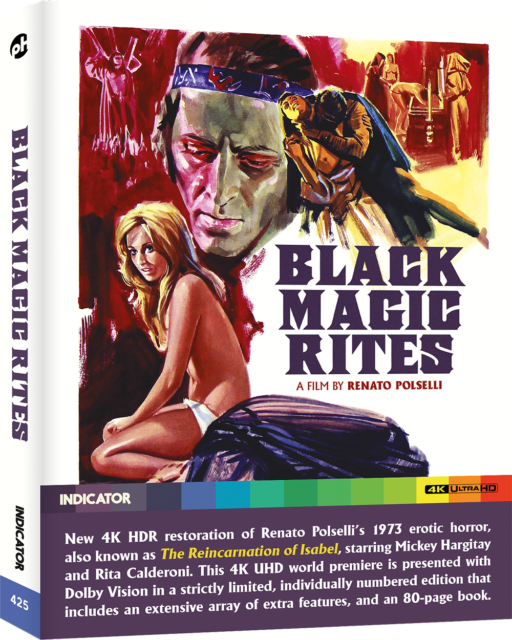 Black Magic Rites (Aka the Reincarnation of Isabel) (Ultra HD, 1973) — official exact-edition product photograph