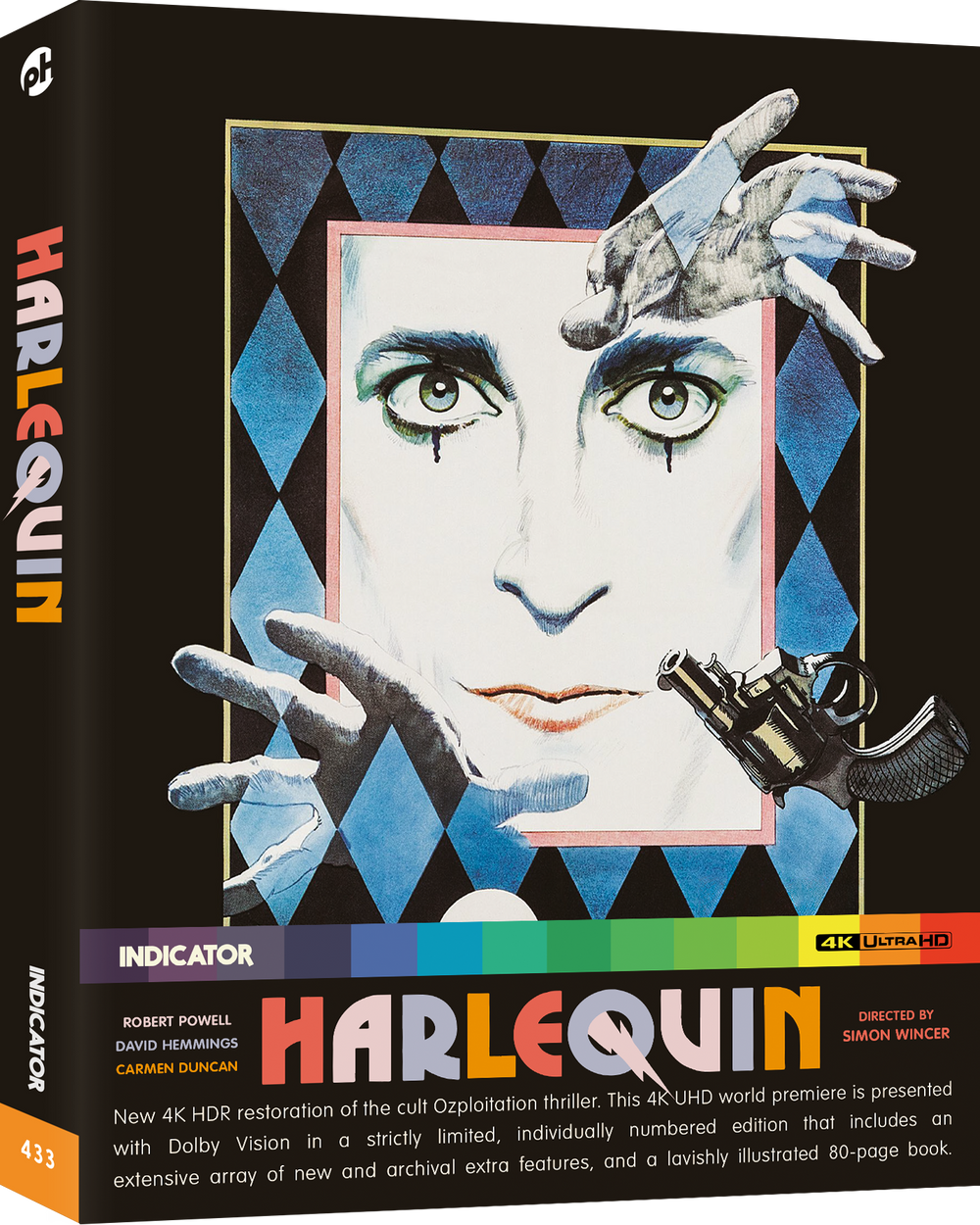 Harlequin (aka Dark Forces) (Limited Edition 4K UHD, 1980) — official exact-edition photograph