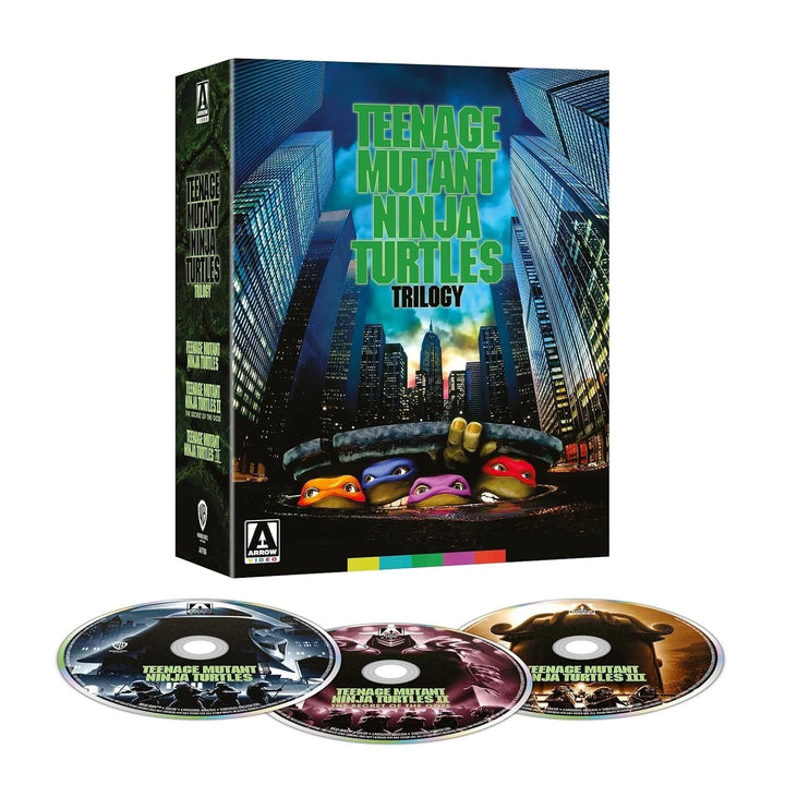 TEENAGE MUTANT NINJA TURTLES 1990 FILM TRILOGY New Blu-ray Limited Edition TMNT