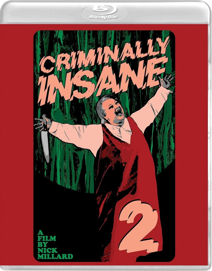 Criminally Insane 2 (Blu-ray, Vinegar Syndrome, 1987) New (VHS to Blu-ray)