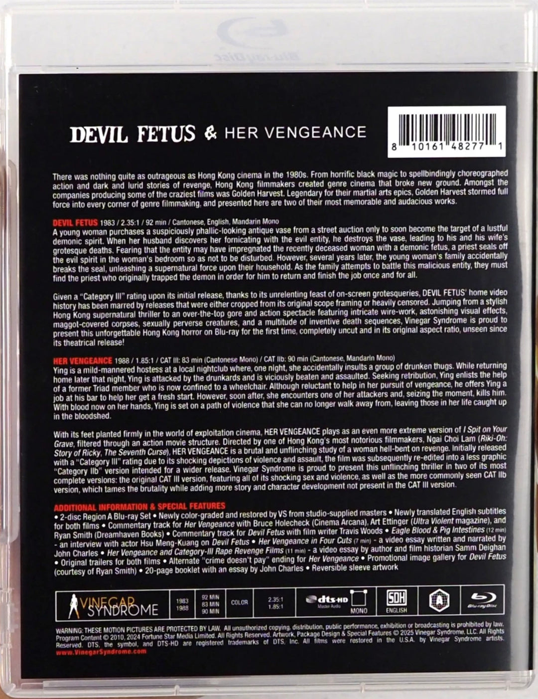Devil Fetus & Her Vengeance (Blu-ray, 2025) Chinese Horror