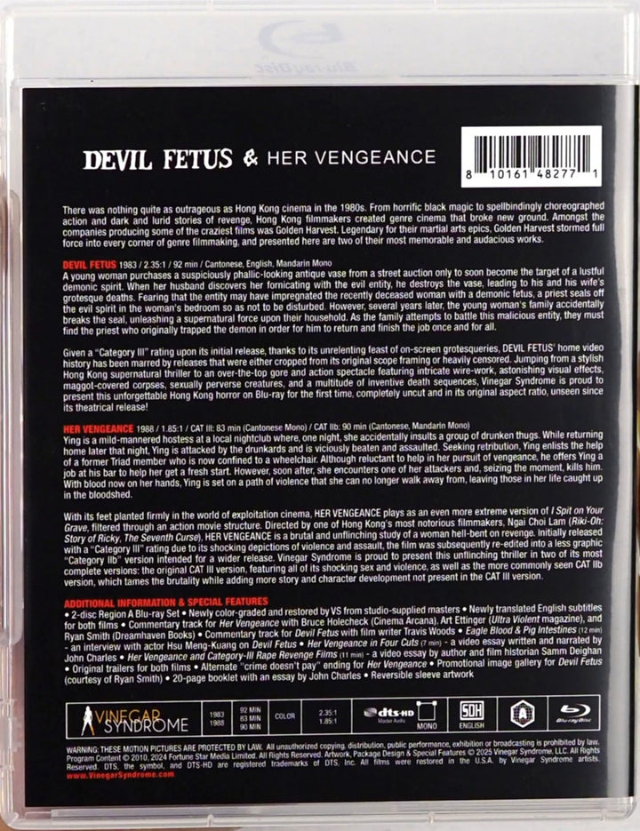 Devil Fetus & Her Vengeance (Blu-ray, 2025) Chinese Horror