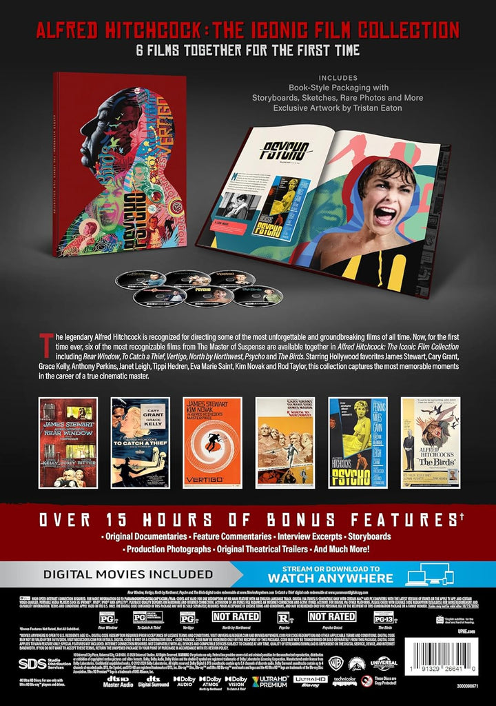 Alfred Hitchcock The Iconic Film Collection 4K UHD Blu-ray