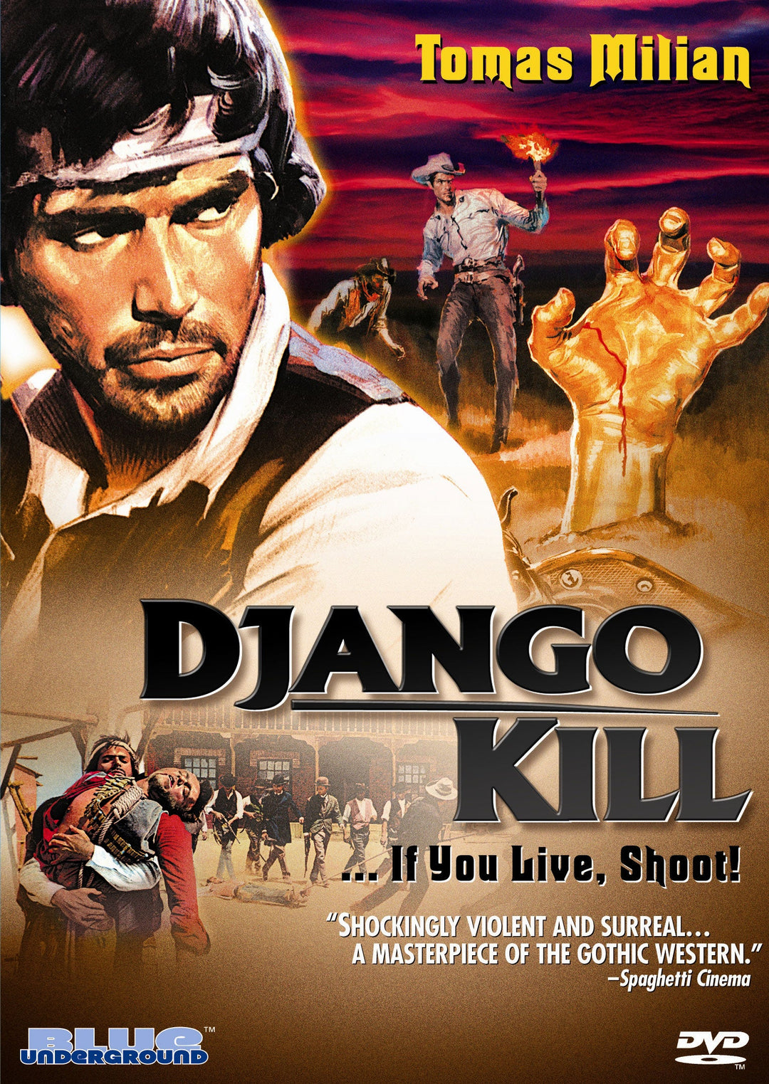Django Kill — Blue Underground BLU-DV-1036 DVD official cover