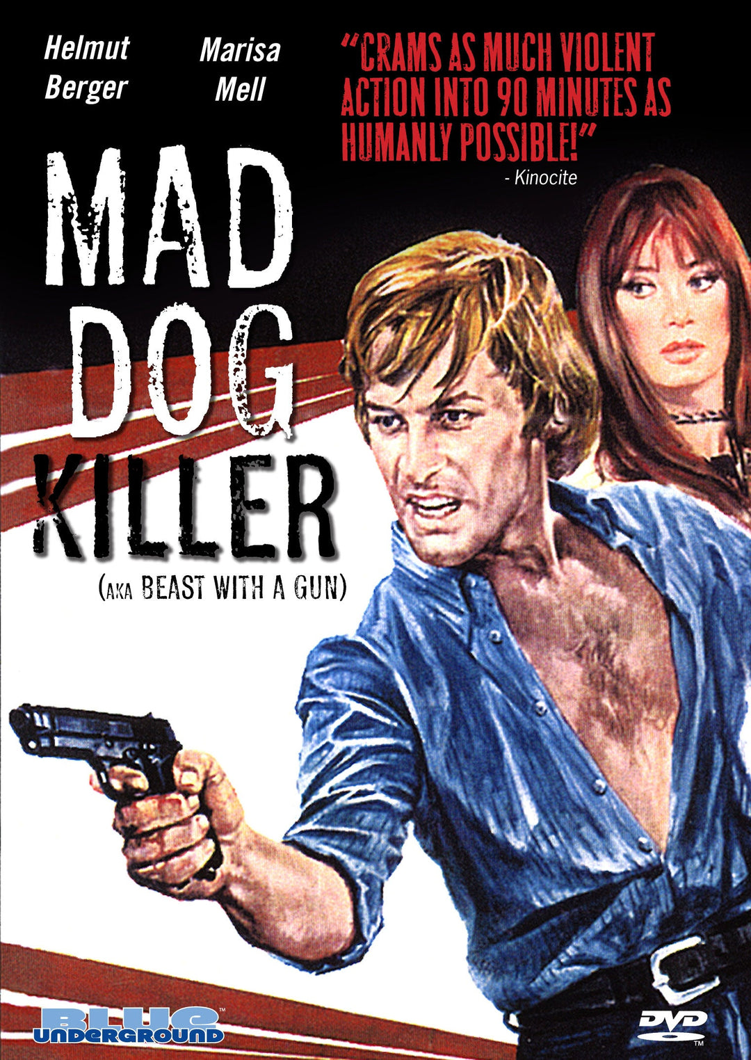 Mad Dog Killer aka Beast with a Gun Blue Underground DVD cover