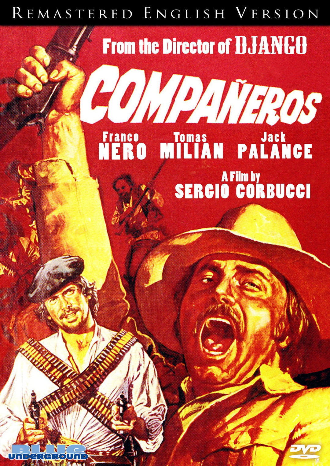 Compañeros — Blue Underground English-version DVD official cover