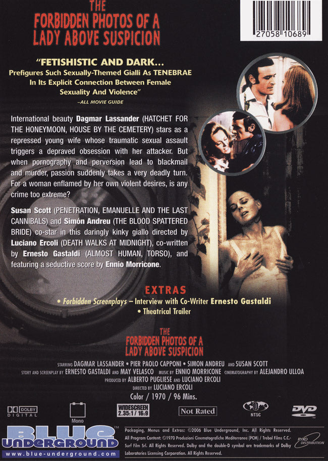 The Forbidden Photos of A Lady Above Suspicion [DVD]