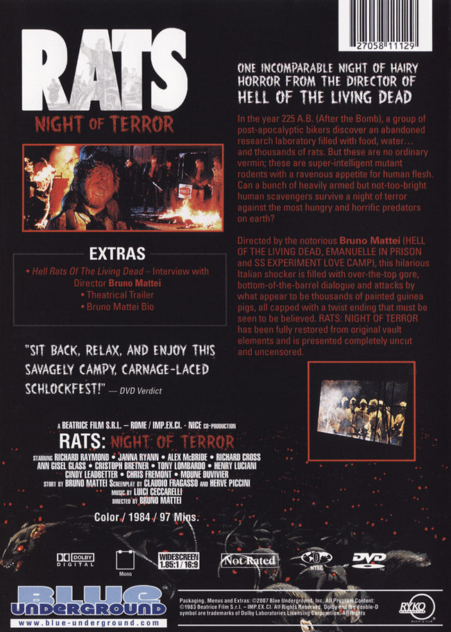 Rats: Night of Terror [DVD]