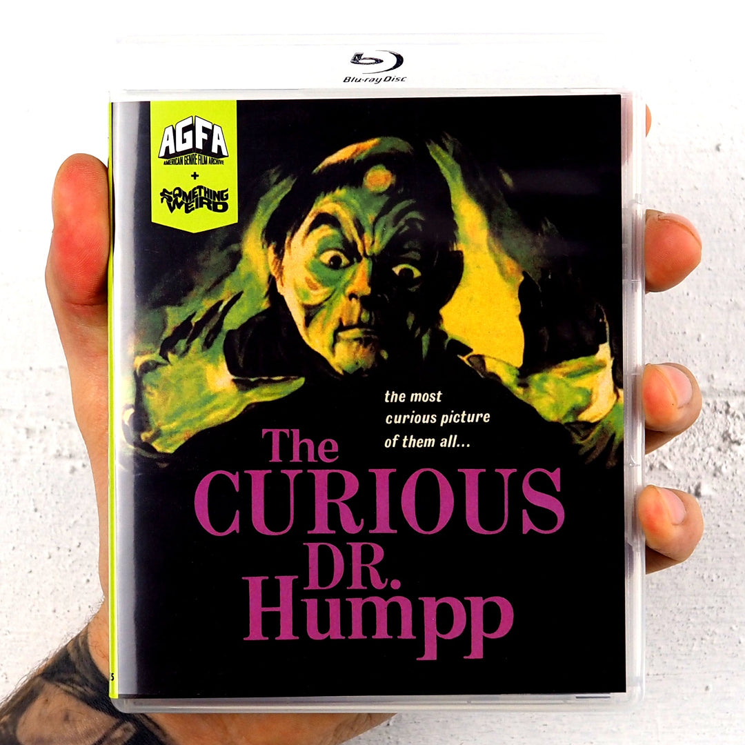 The Curious Dr. Humpp — AGFA and Something Weird standard edition Blu-ray case