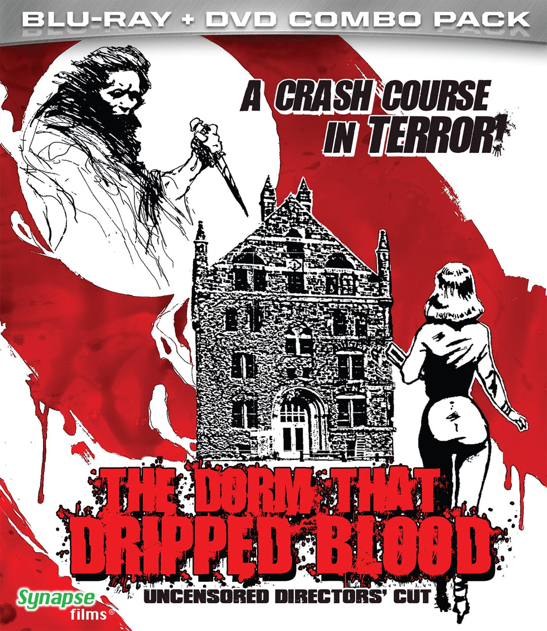 The Dorm That Dripped Blood – Uncensored Directors' Cut [Blu-ray/DVD Combo] – official edition artwork