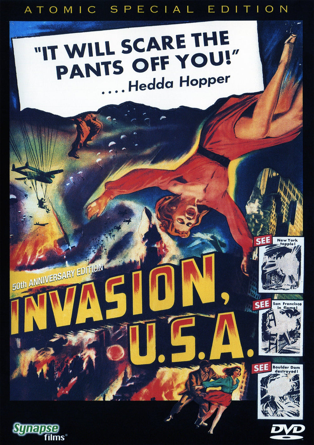 Invasion U.S.A. – Atomic Special Edition (DVD) – official Synapse Films DVD cover