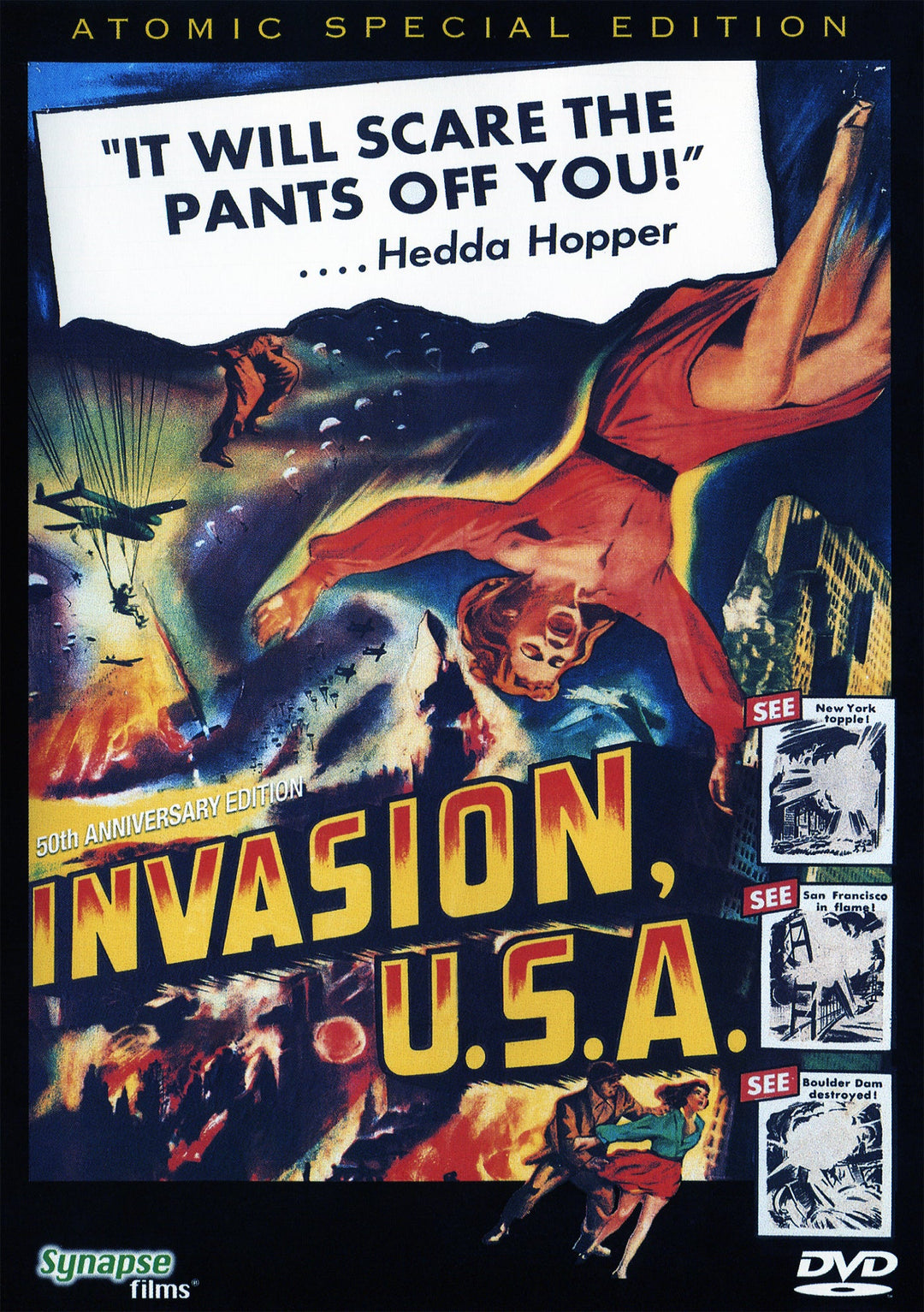 Invasion U.S.A. – Atomic Special Edition (DVD) – official Synapse Films DVD cover
