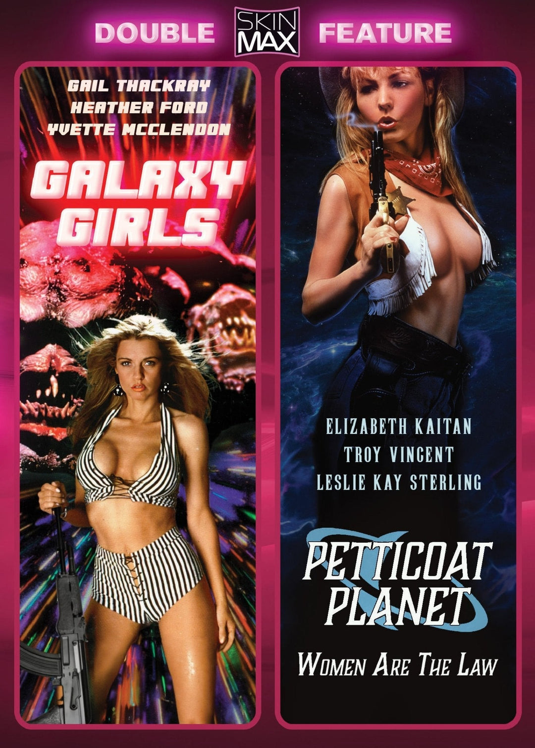 Galaxy Girls and Petticoat Planet — SkinMax MVD13406D double feature DVD official product image