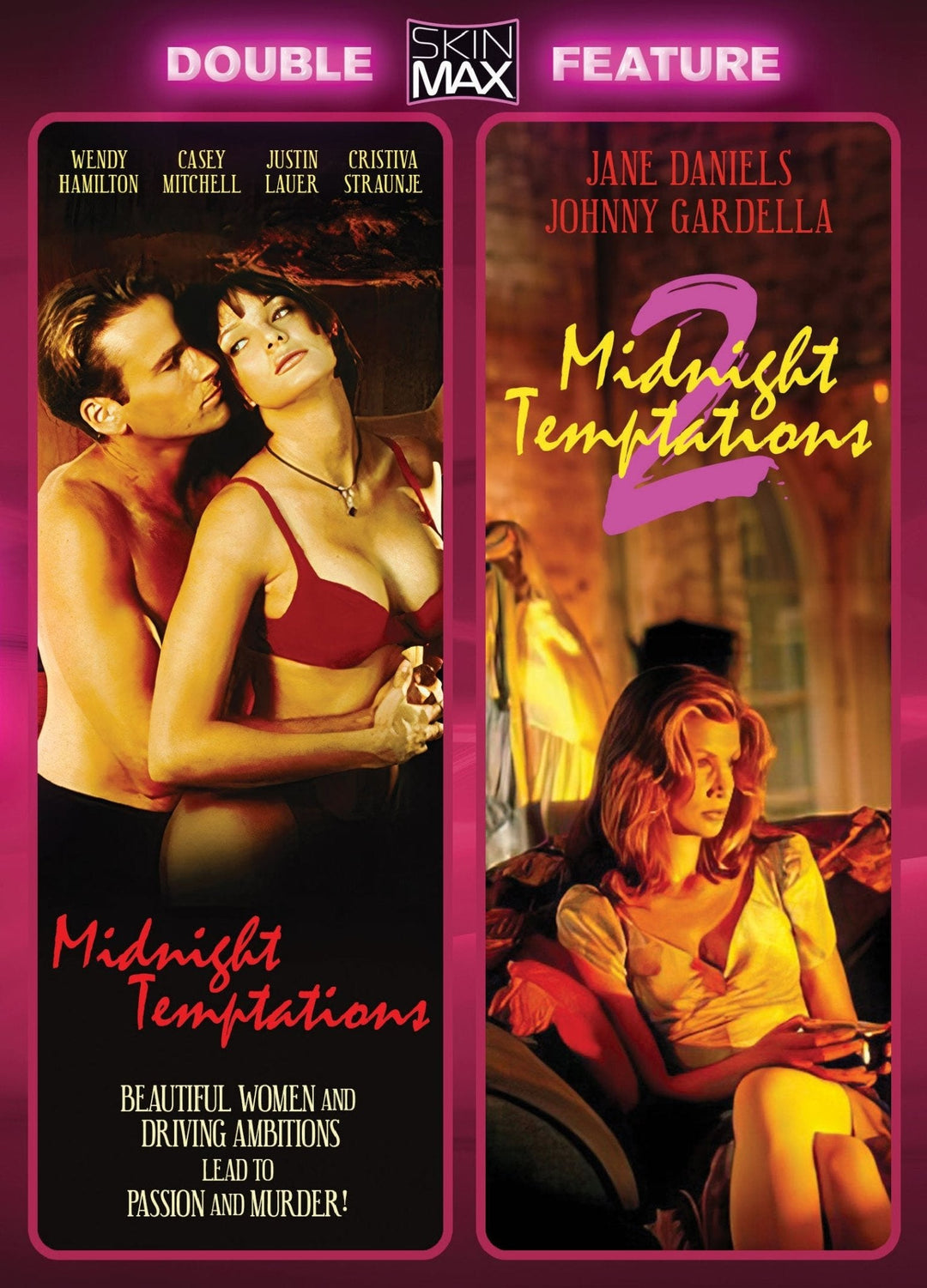 Midnight Temptations / Midnight Temptations 2 — SkinMax DVD MVD13407D cover