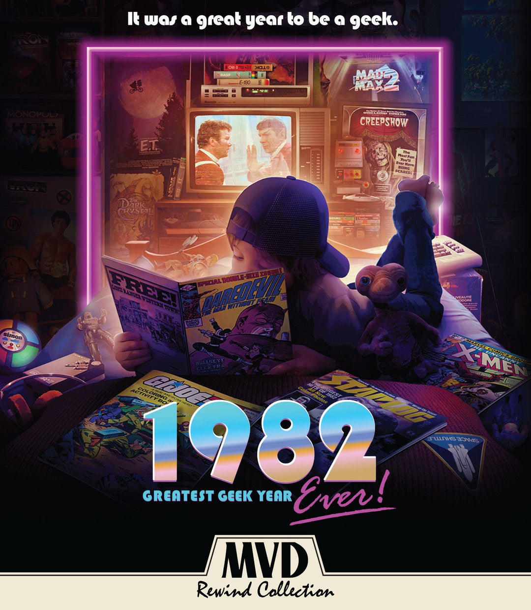1982: Greatest Geek Year Ever! (Blu-ray, 2023) — official exact-edition product photograph