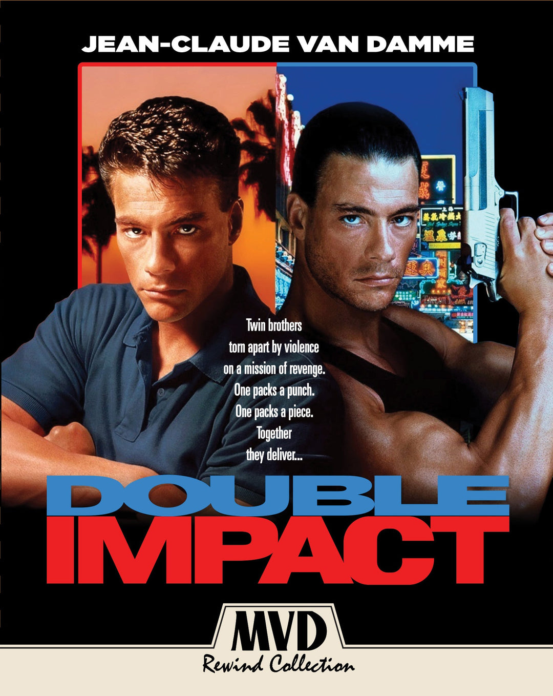Double Impact — MVD1966BR Collector's Edition Blu-ray official cover