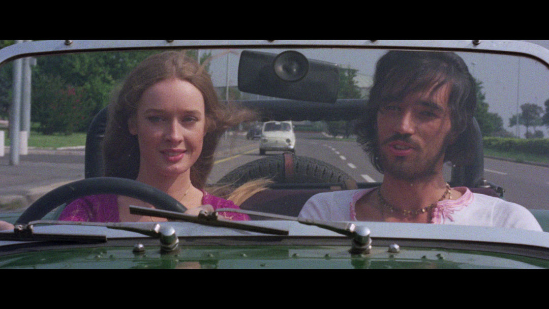 Camille Keaton in Italy