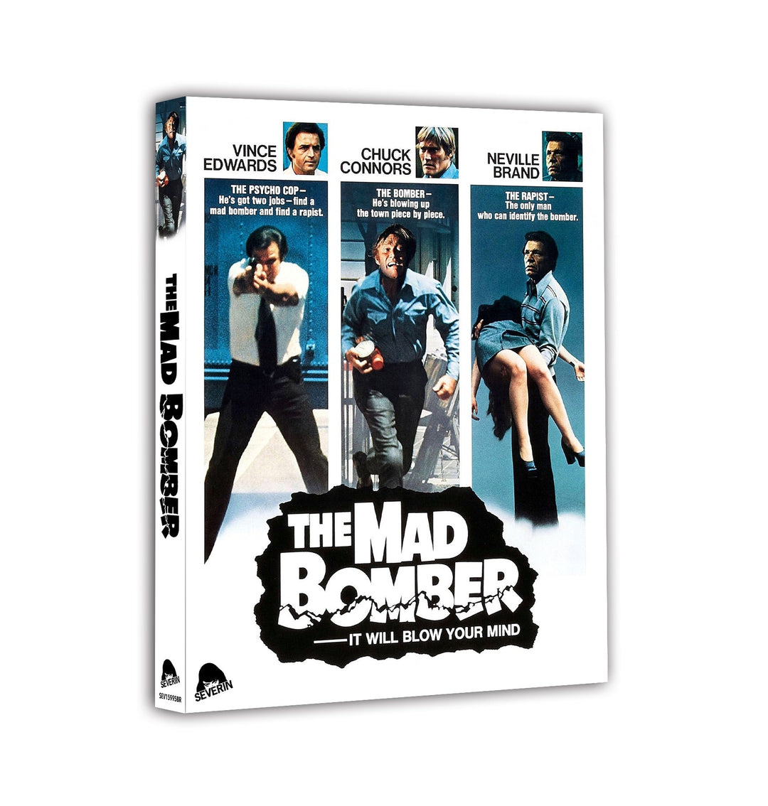 The Mad Bomber – Severin Blu-ray with exclusive slipcover and booklet