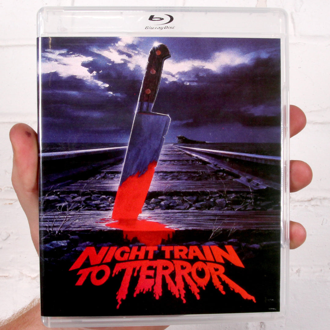 Night Train to Terror Vinegar Syndrome VS-017 Blu-ray DVD case
