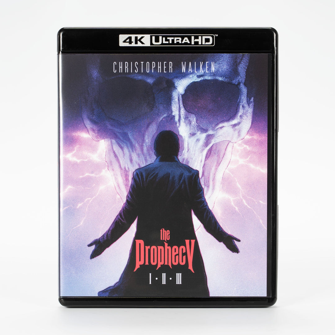 The Prophecy 1-3 standard edition 4K UHD and Blu-ray cover