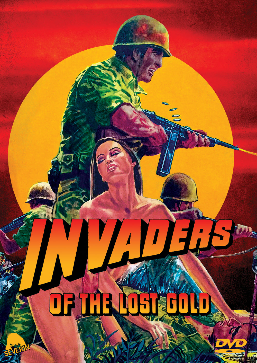 Invaders of the Lost Gold (1982) — Severin DVD cover, SEV5401DV