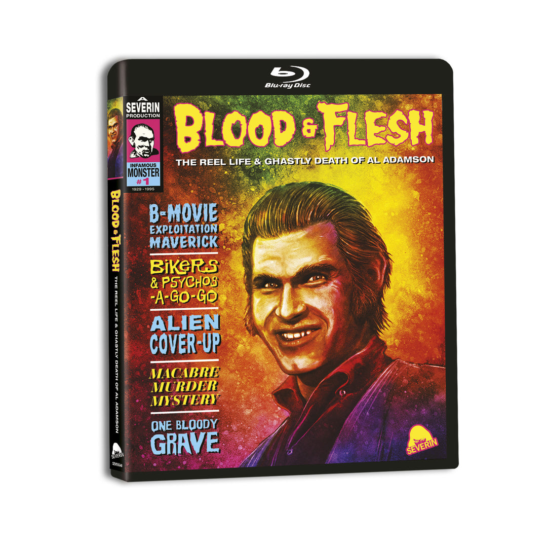 Blood & Flesh: The Reel Life & Ghastly Death of Al Adamson Blu-ray front cover