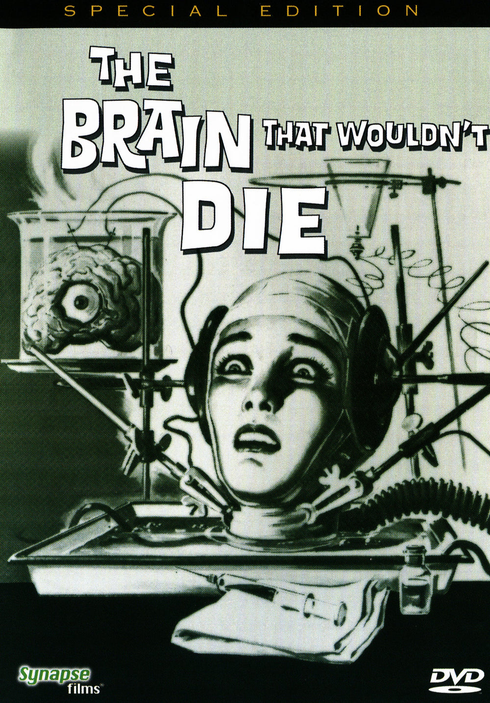 The Brain That Wouldn't Die – Special Edition (DVD) – official Synapse Films DVD cover