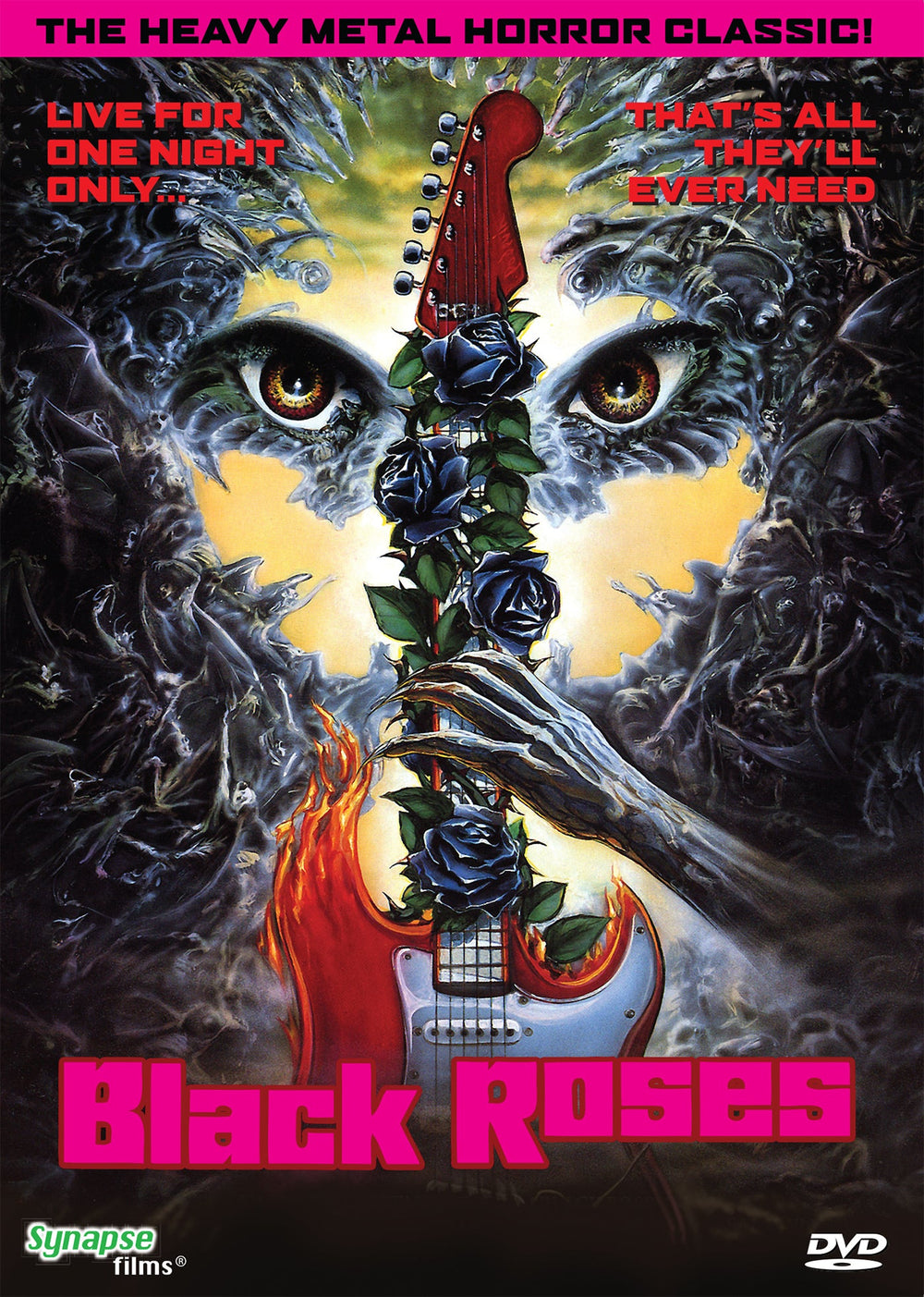 Black Roses (DVD) – official Synapse Films DVD cover