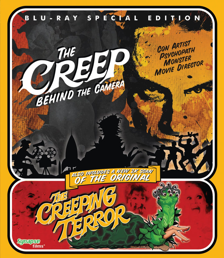 The Creep Behind the Camera / The Creeping Terror (Blu-ray) — official Synapse edition cover