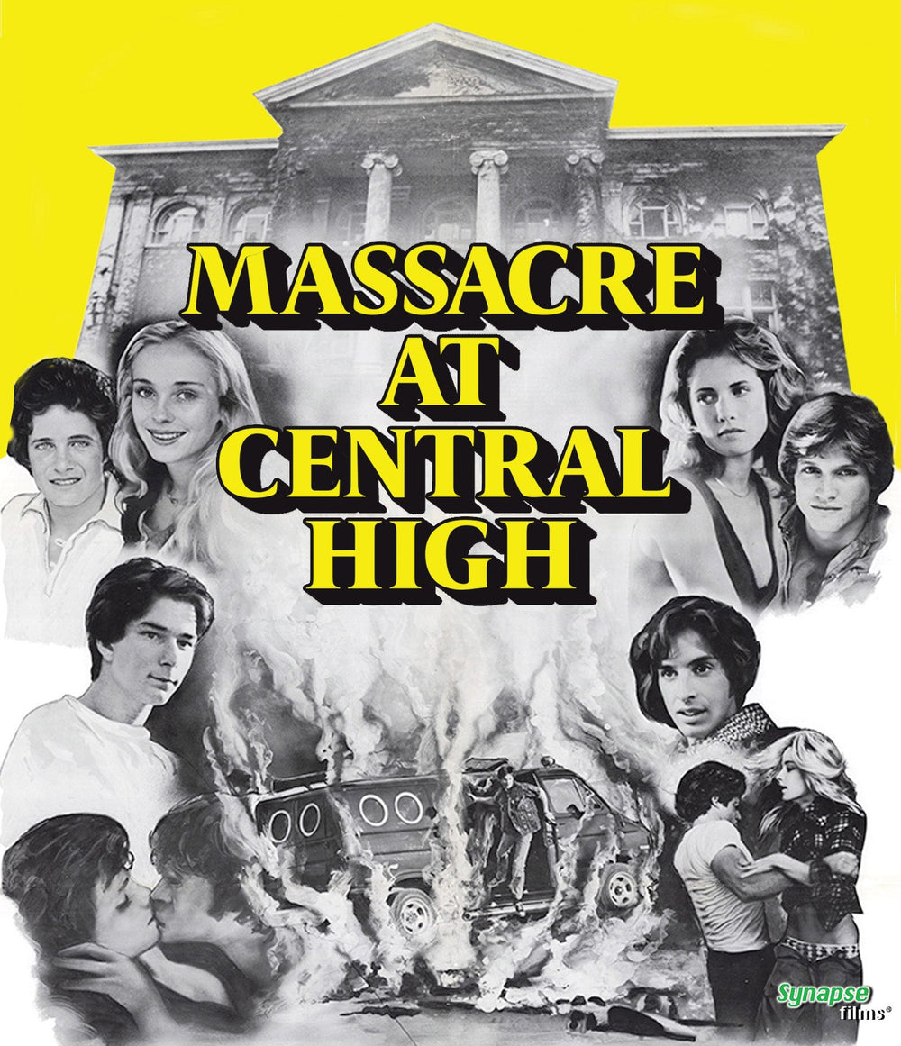 Massacre at Central High (1976) (Blu-ray) — official Synapse edition cover