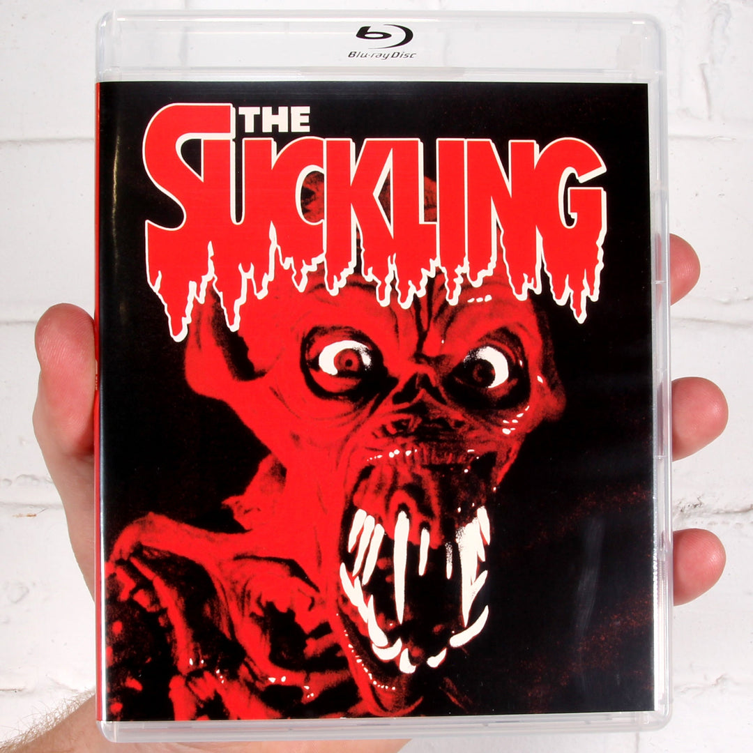 The Suckling Blu-ray/DVD combo cover — Vinegar Syndrome standard edition
