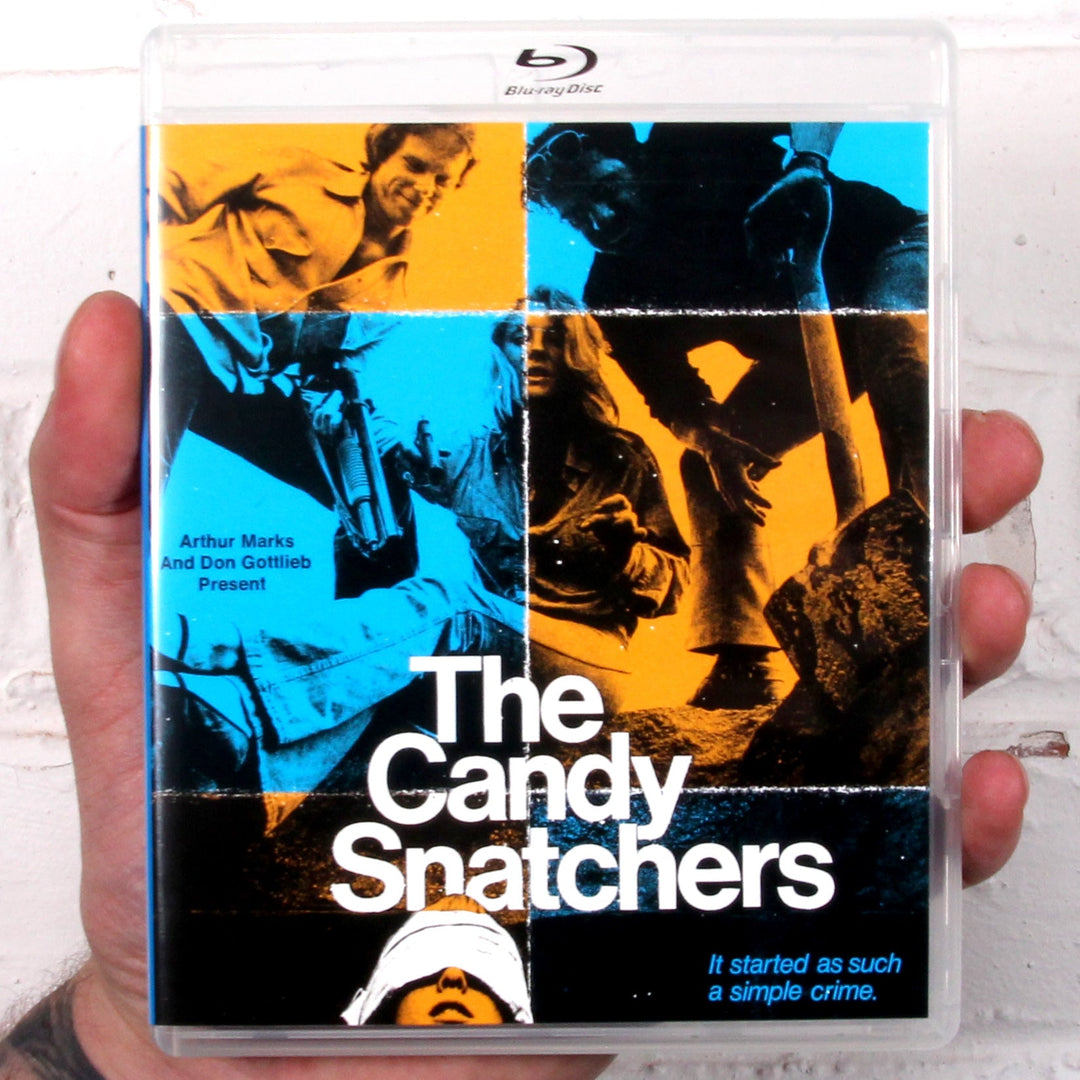 The Candy Snatchers — Vinegar Syndrome VS-302 standard Blu-ray/DVD combo official photograph