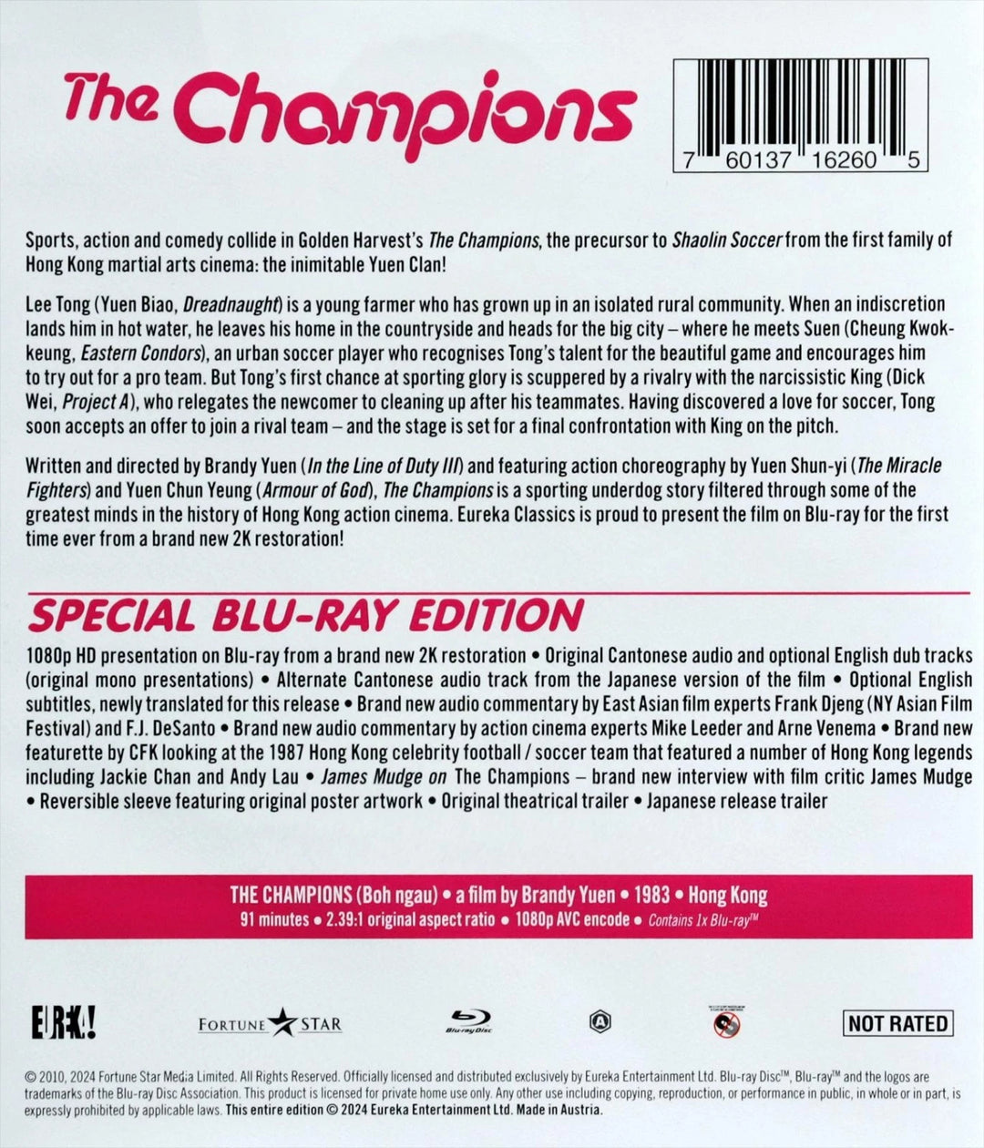 The Champions (Blu-ray, 1983)