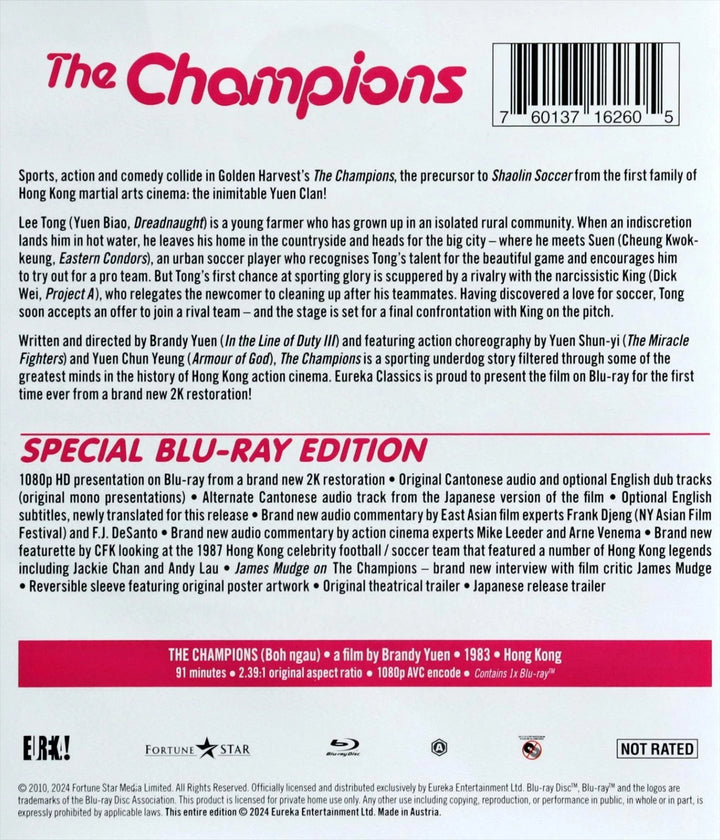 The Champions (Blu-ray, 1983)