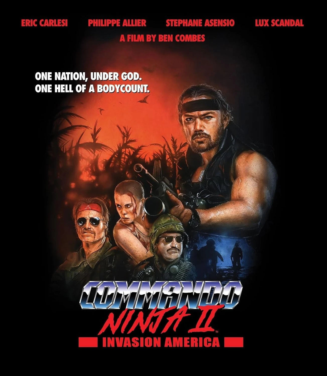 COMMANDO NINJA II 2 INVASION AMERICA BLU-RAY (New)
