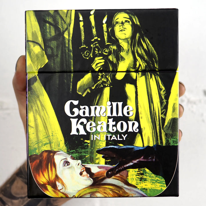 Camille Keaton in Italy