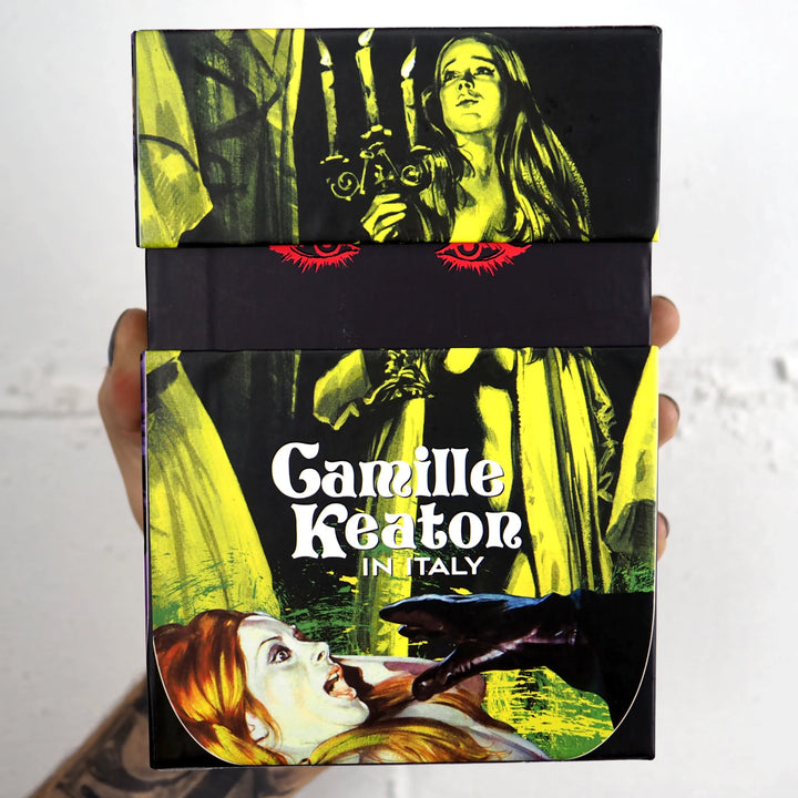 Camille Keaton in Italy