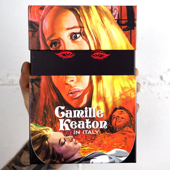 Camille Keaton in Italy